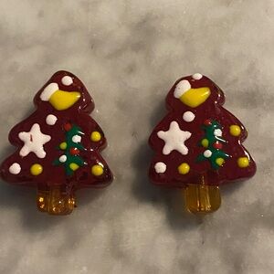 LampWork Translucent Tree Beads (2)